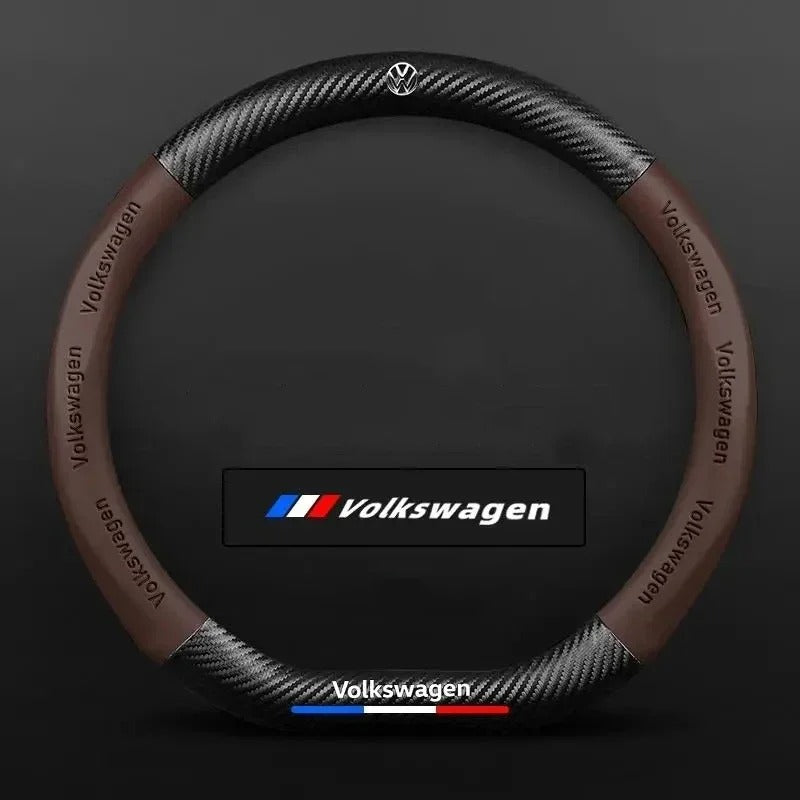 Steering wheel cover for VW – Suitable for Golf MK8, Tiguan, T-Roc, Polo, Passat and many more.