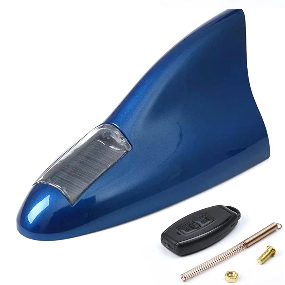 SharkBoost™ LED Antenna – Solar Smart Brake Alert & Auto Night Light for Any Vehicle