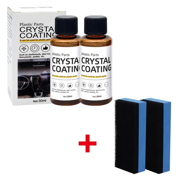 Crystal Pro Plastic Restorer – Restore Faded Car Trim