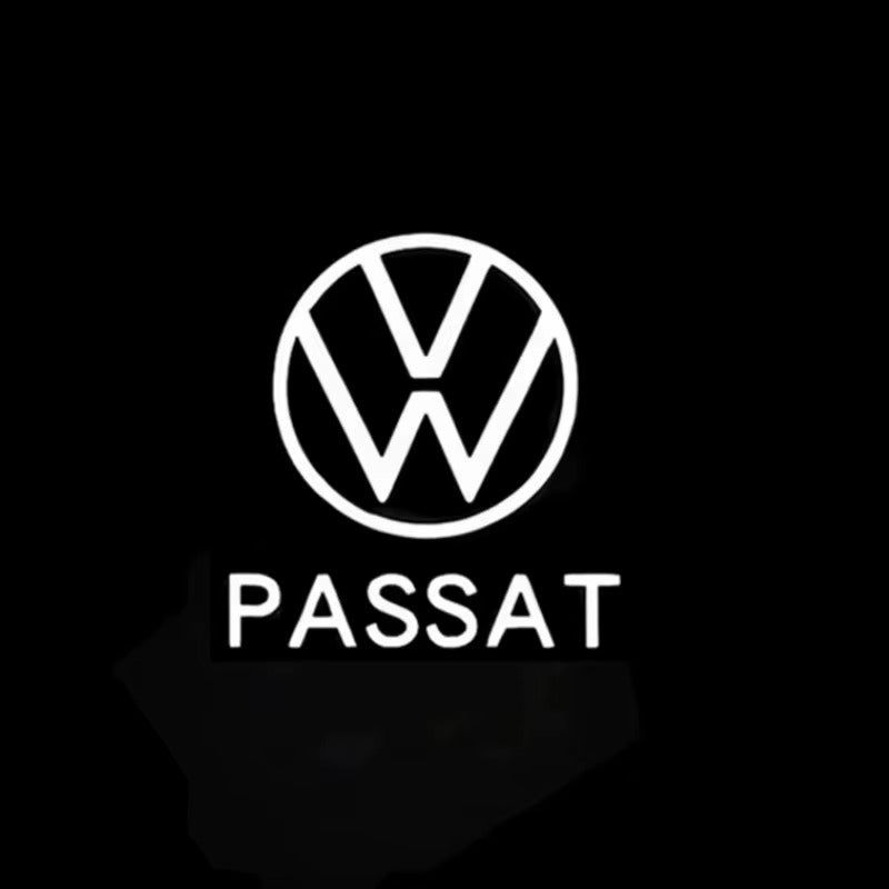 LED Welcome Door Lights - Logo Projector for VW, Golf, Tiguan, Touran, Polo, Bora, Passat, Jetta, Touareg | Set of 2