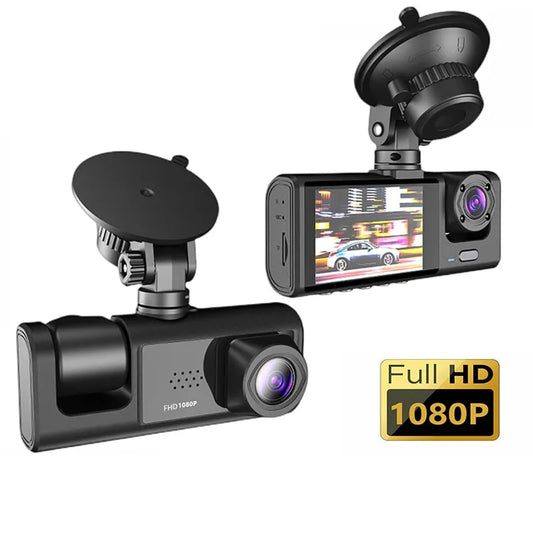 1080P dash camera with screen front and rear car camera