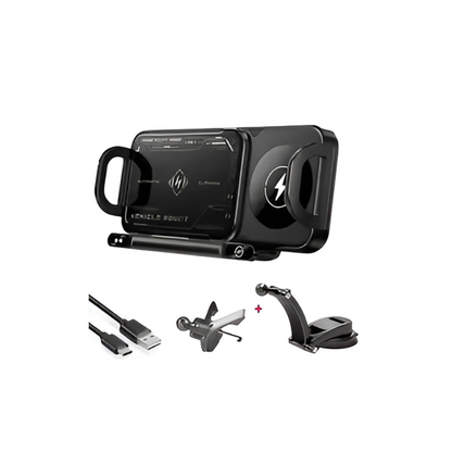 Wireless car phone holder with inductive charging – stable ventilation mount