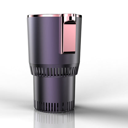 Thermal car cup holder with temperature control