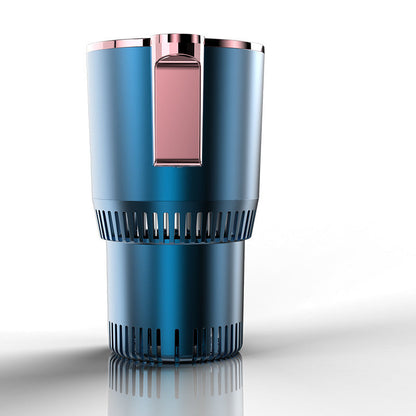 Thermal car cup holder with temperature control