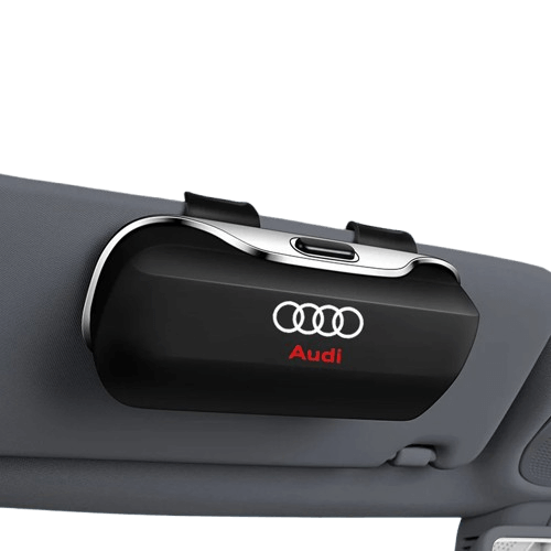 Audi sunglasses holder premium sun visor storage box for Q5 Q7 A4 A6 interior accessory
