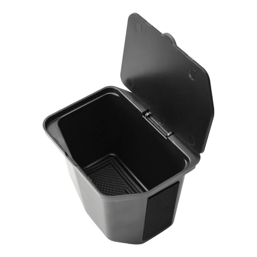 Custom center console coin holder tray for Ford F-150 and F-150 Lightning with dedicated coin slots, durable ABS construction and OEM-style fit.
