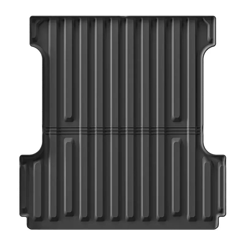 Custom luxury all-weather floor mats for Ford F-150 (2015–2024) with waterproof construction, anti-slip backing and precision-fit interior protection.