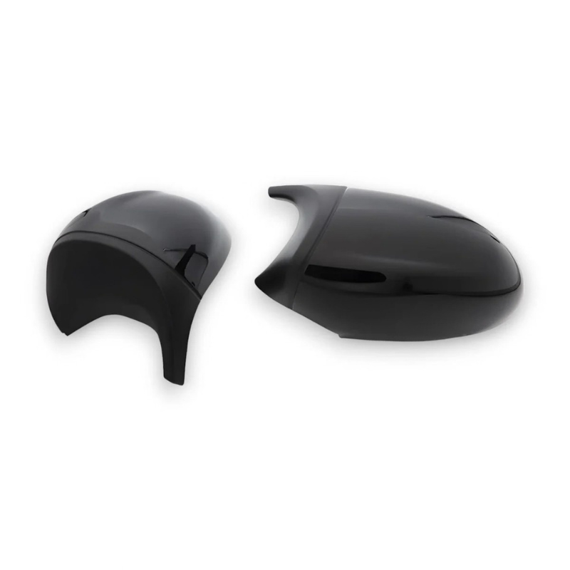 BMW E8X E9X Gloss Black & Carbon Print Mirror Caps (2004–2013)