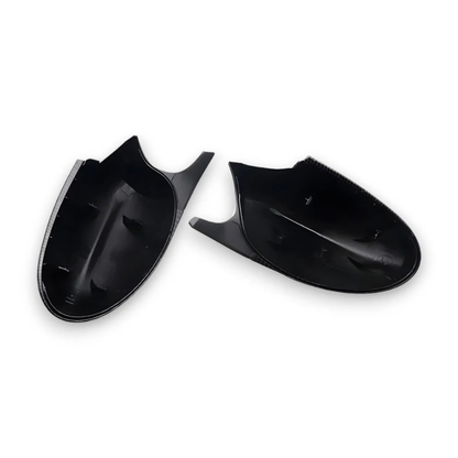 BMW E8X E9X Gloss Black & Carbon Print Mirror Caps (2004–2013)