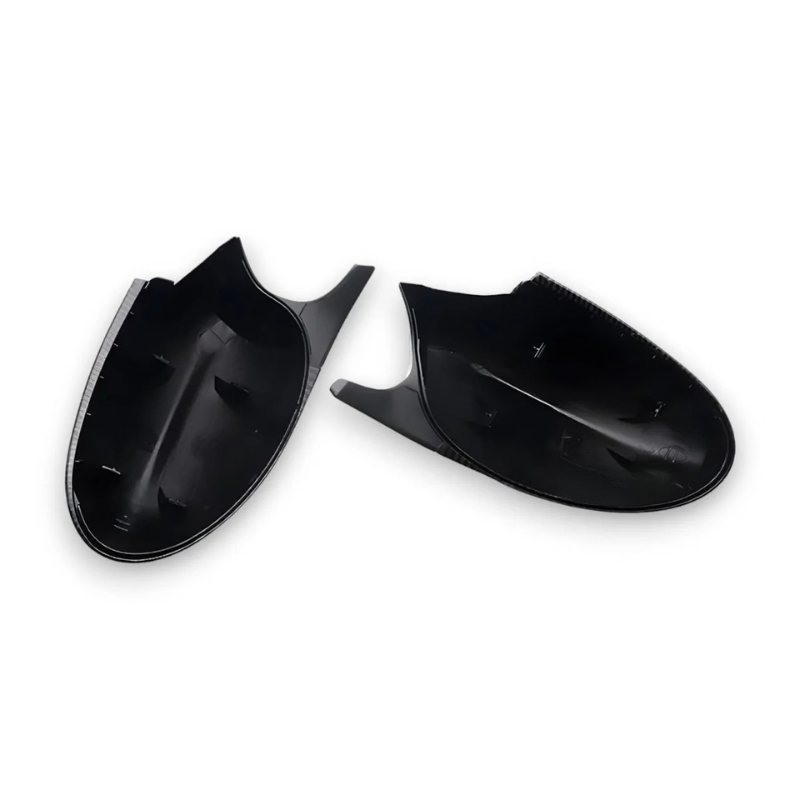 BMW E8X E9X Gloss Black & Carbon Print Mirror Caps (2004–2013)