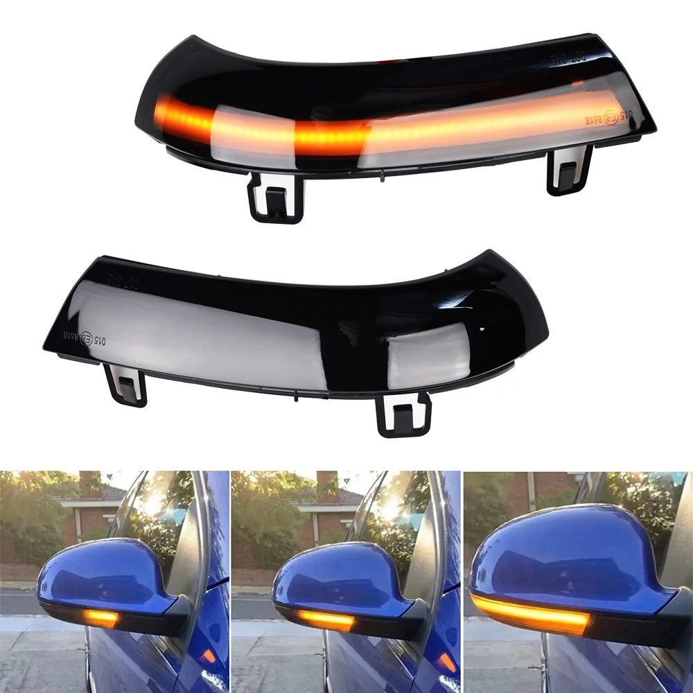 Dynamic LED side indicators VW Golf 5 Jetta MK5 Passat B6 B5.5 sequential turn signal set