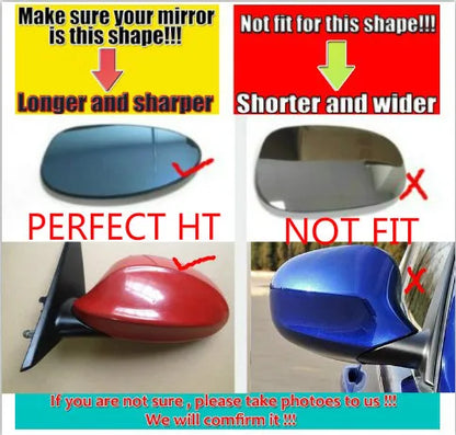 M3 Style Carbon Fiber Mirror Caps for BMW 1 & 3 Series