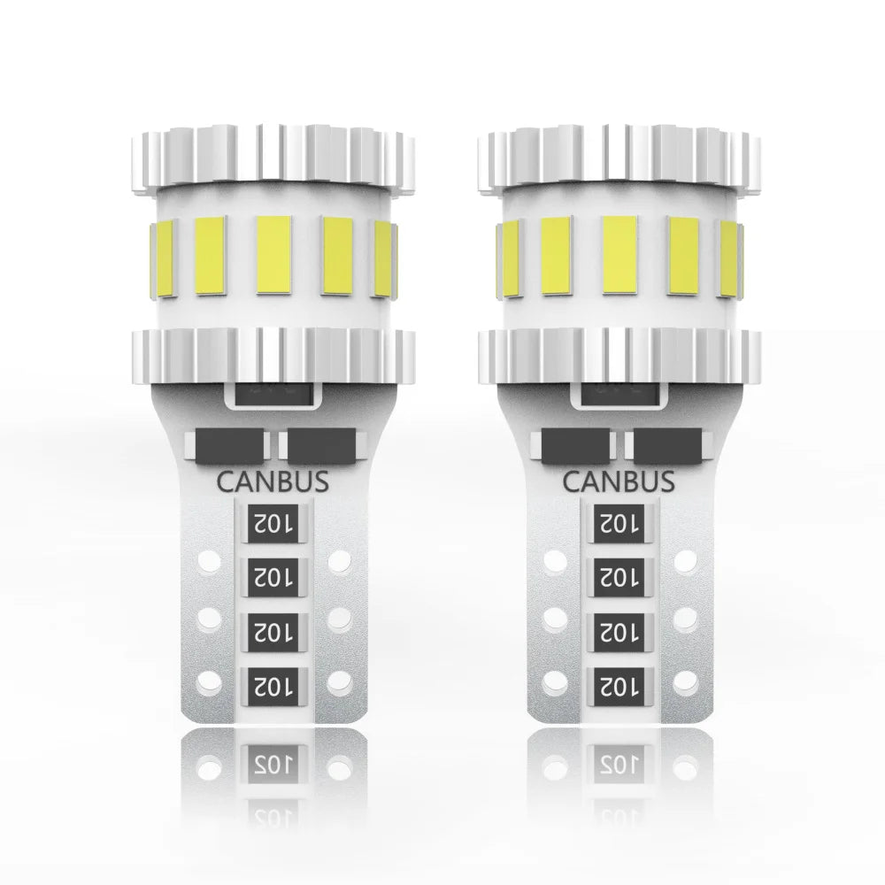 6000K white LED cargo light bulbs for Ford F150 2015 to 2023 providing bright truck bed illumination.
