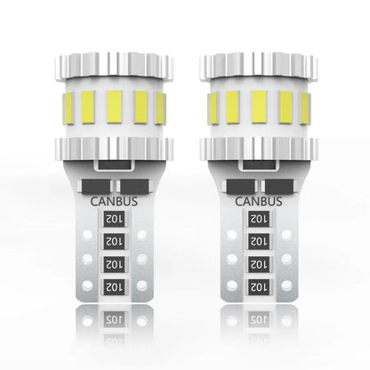 6000K white LED cargo light bulbs for Ford F150 2015 to 2023 providing bright truck bed illumination.