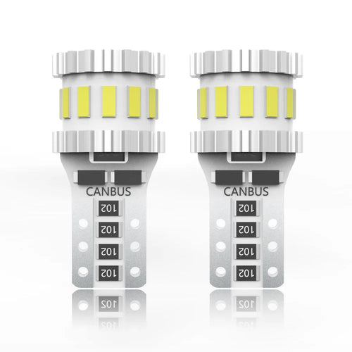 6000K white LED cargo light bulbs for Ford F150 2015 to 2023 providing bright truck bed illumination.
