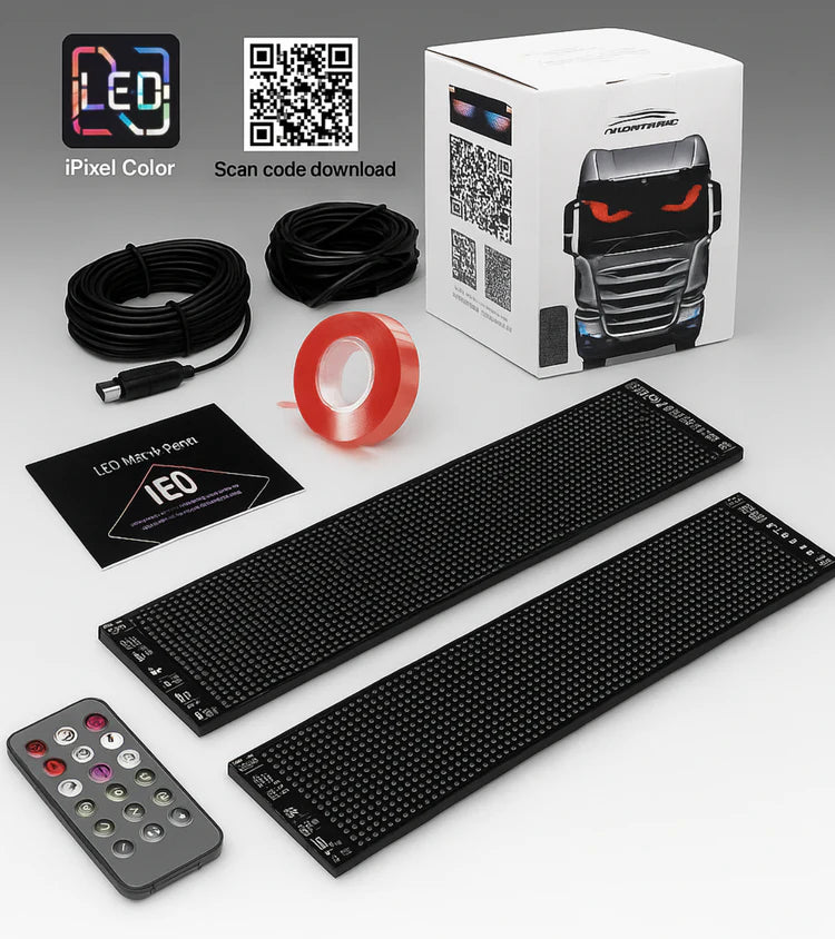 programmable LED display for car and truck message screen