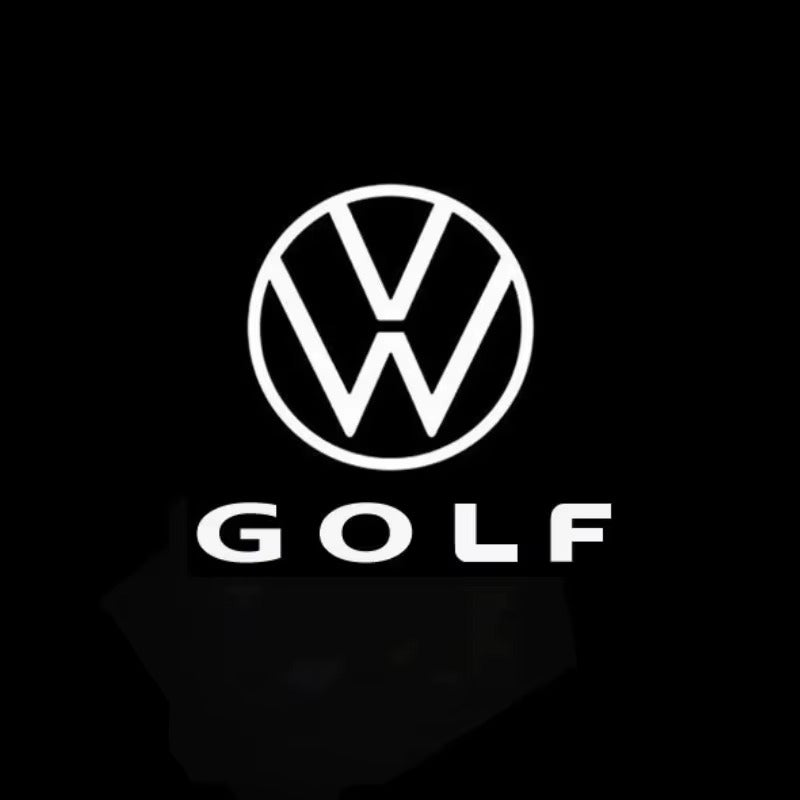 LED Welcome Door Lights - Logo Projector for VW, Golf, Tiguan, Touran, Polo, Bora, Passat, Jetta, Touareg | Set of 2