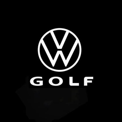 LED Welcome Door Lights - Logo Projector for VW, Golf, Tiguan, Touran, Polo, Bora, Passat, Jetta, Touareg | Set of 2