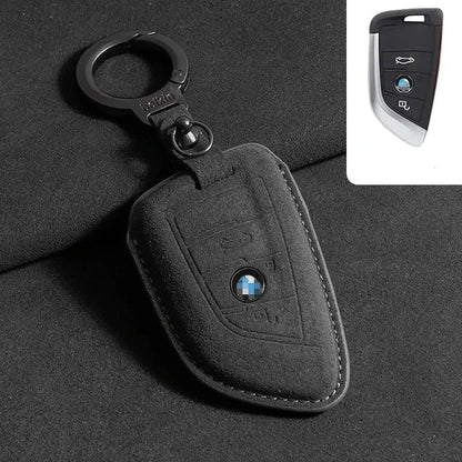 Suede protective cover for BMW keys – perfect fit, signal unchanged