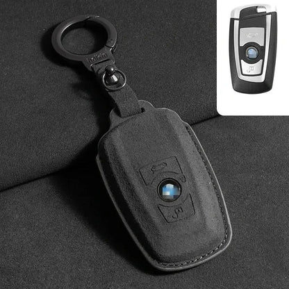 Suede protective cover for BMW keys – perfect fit, signal unchanged