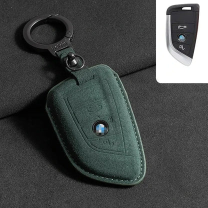 Suede protective cover for BMW keys – perfect fit, signal unchanged