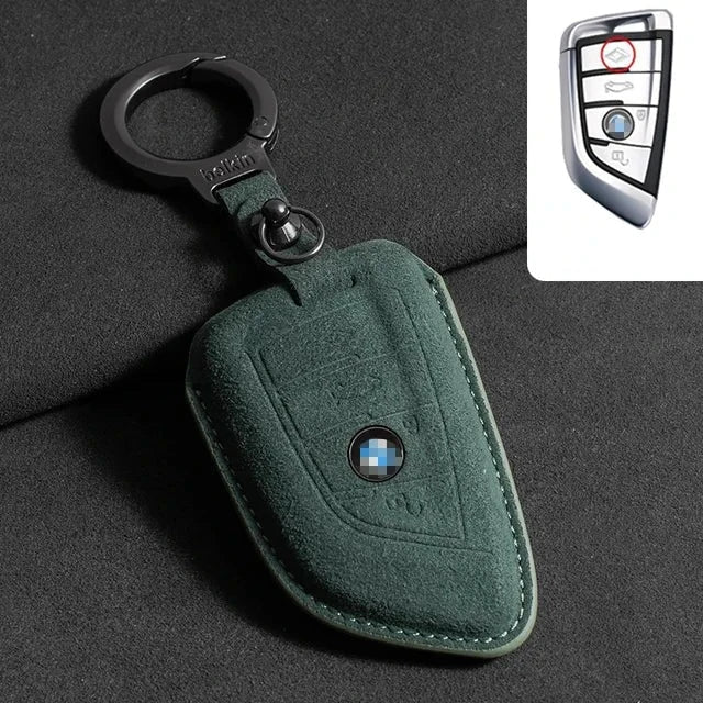 Suede protective cover for BMW keys – perfect fit, signal unchanged