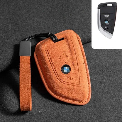 Suede protective cover for BMW keys – perfect fit, signal unchanged