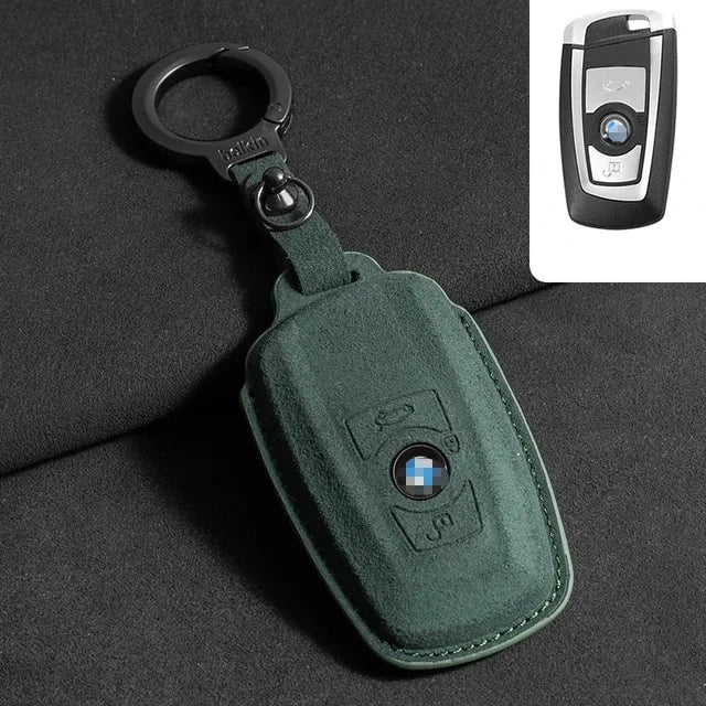 Suede protective cover for BMW keys – perfect fit, signal unchanged