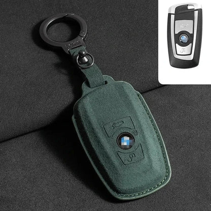 Suede protective cover for BMW keys – perfect fit, signal unchanged