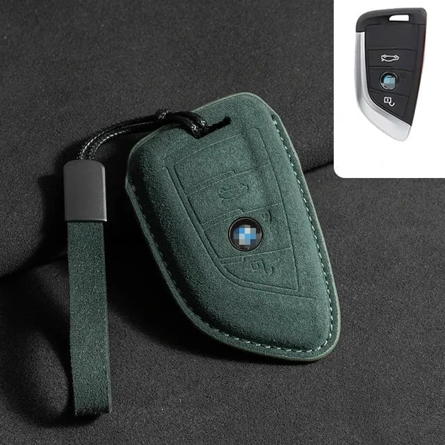 Suede protective cover for BMW keys – perfect fit, signal unchanged