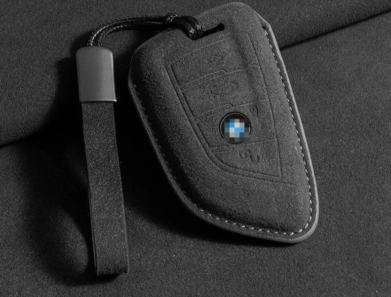 Suede protective cover for BMW keys – perfect fit, signal unchanged