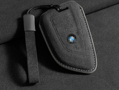 Suede protective cover for BMW keys – perfect fit, signal unchanged