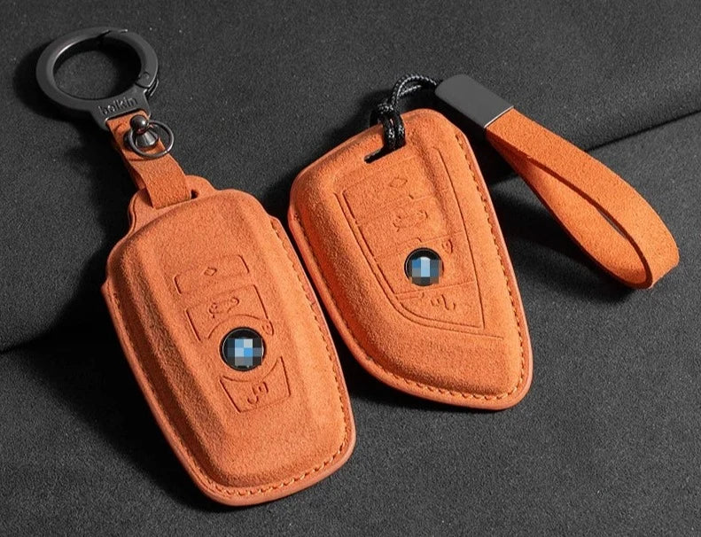 Suede protective cover for BMW keys – perfect fit, signal unchanged