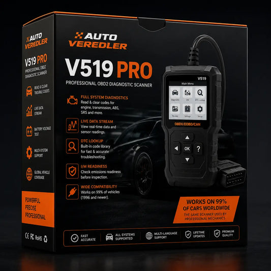 Professional OBD2 scanner compatible with 99% of cars. Real-time engine diagnostics, fault code reader and reset tool used by mechanics worldwide.