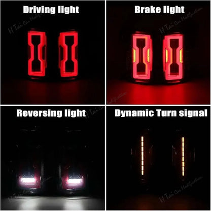 LED Tail Lights for Ford F150 2015 to 2020 with Dynamic Turn Signals