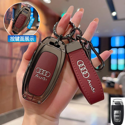 Zinc alloy key case for Audi – Stylish protection for your car key