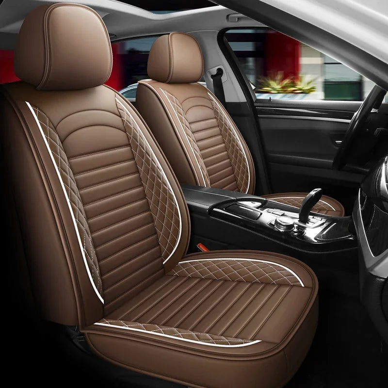 Universal Full Coverage Leather Car Seat Cover for Chrysler – Premium Interior Protection for 300C, 200, Grand Voyager & Pacifica