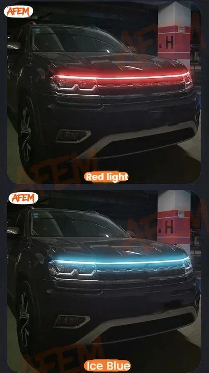 Dynamic LED Hood Light Strip for Ford F-150, Raptor & Ranger (2022–2023)