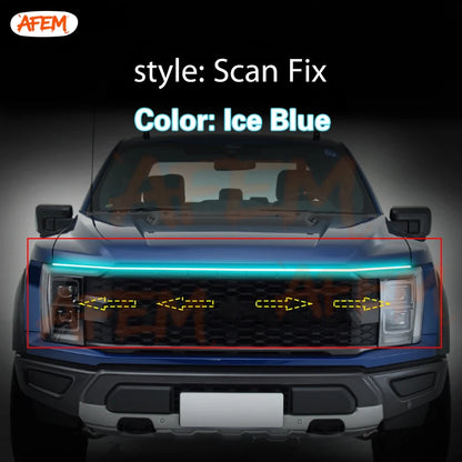 Dynamic LED Hood Light Strip for Ford F-150, Raptor & Ranger (2022–2023)