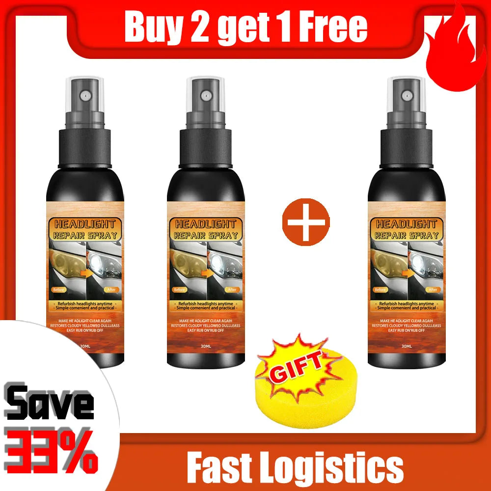 Car Headlight Restoration Polish – Oxidation, Yellowing & Scratch Remover