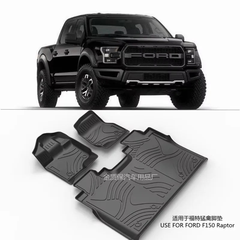 Custom Luxury All-Weather Floor Mats for Ford F-150 (2015–2024)