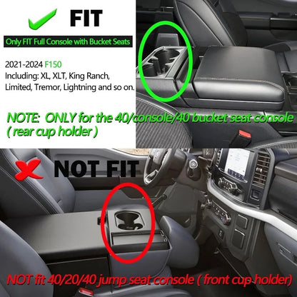 Center Console Organizer Tray for Ford F-150 & F-150 Lightning (2021–2024)