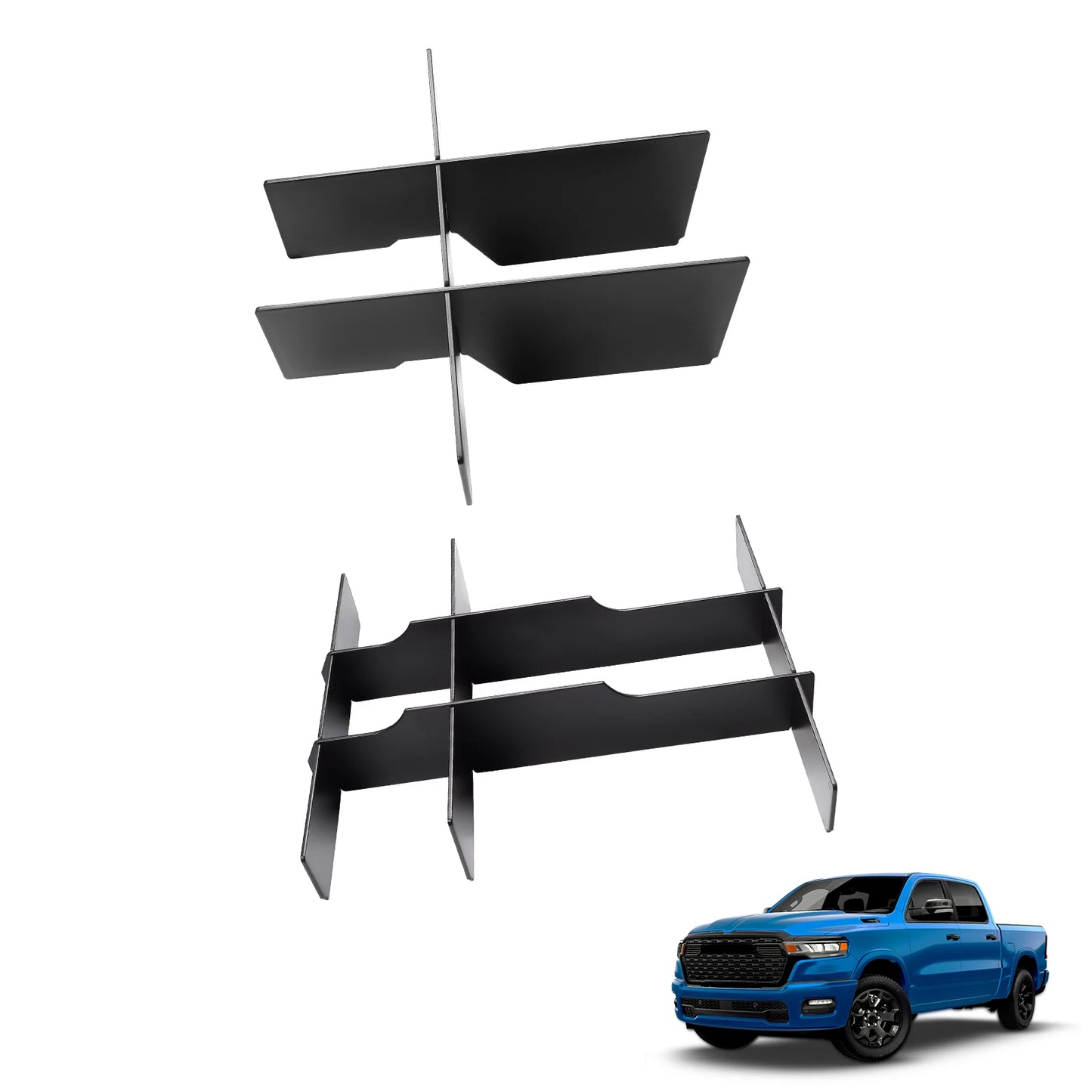 Center Armrest Storage Organizer for Dodge Ram 1500 2500 3500 2019 to 2025