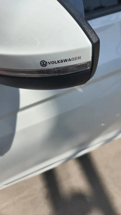 Emblèmes intérieurs en métal 3D VW – Badges adhésifs haut de gamme pour tableau de bord, volant et console