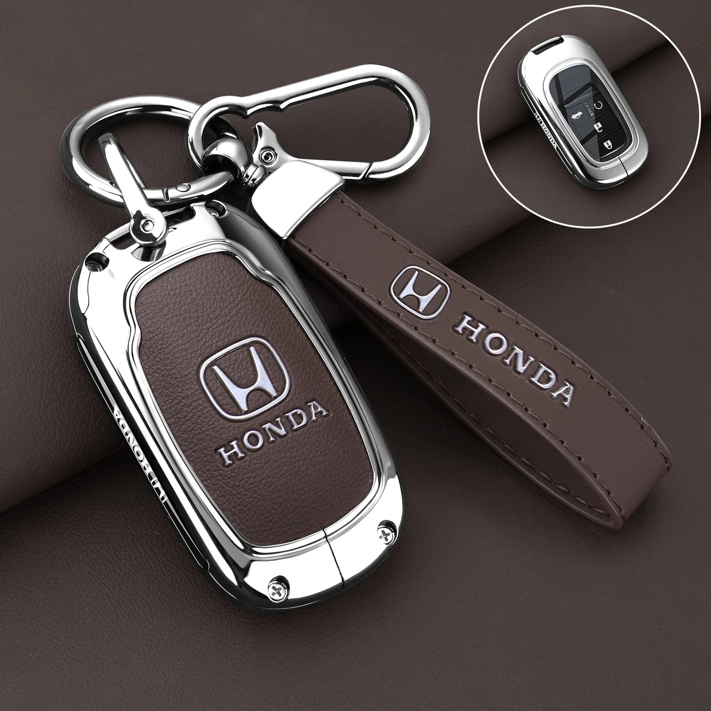 Zinc alloy key case for Honda – Stylish protection for your car key