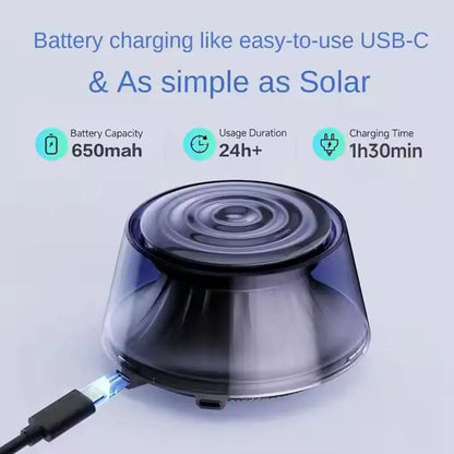 Snow Mountain Car Fragrance Diffuser – Smart Air Freshener with RGB Light and Rechargeable Design