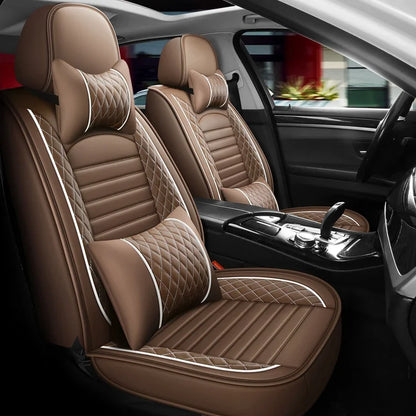 Universal Full Coverage Leather Car Seat Cover for Chrysler – Premium Interior Protection for 300C, 200, Grand Voyager & Pacifica