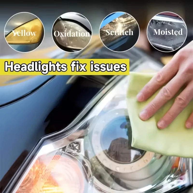 Car Headlight Restoration Polish – Oxidation, Yellowing & Scratch Remover