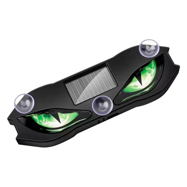Solar Powered RGB Demon Eye Car Light – Wireless Dynamic LED Warning Light
