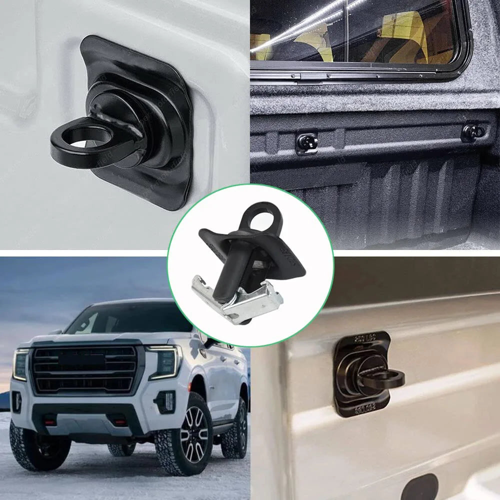 Heavy Duty Truck Bed Tie Down Anchors for Chevy Silverado Colorado GMC Sierra and Canyon
